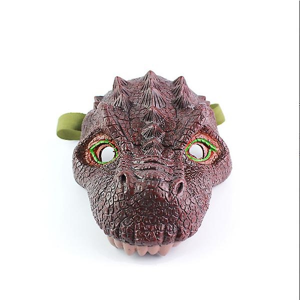 Dinosaur maske, Halloween latex hovedbeklædning Tyrannosaurus rex
