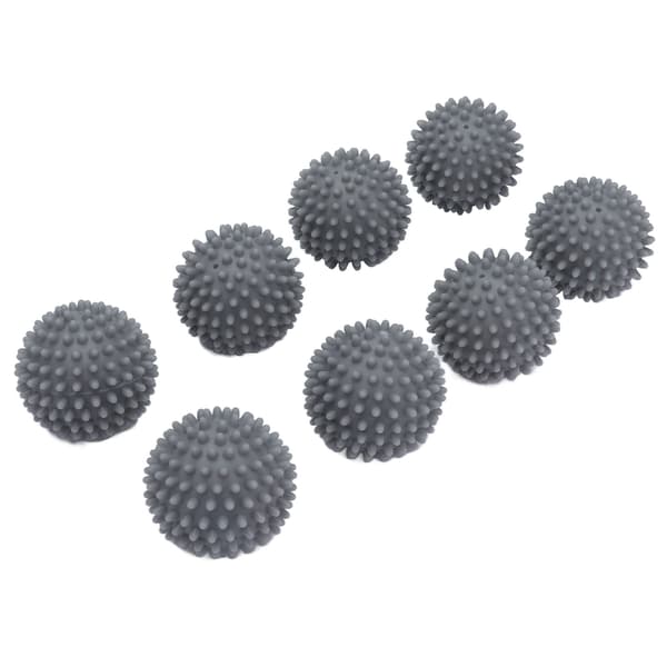 8-pack Silikontorkbollar Återanvändbara Tvättbollar 6 cm