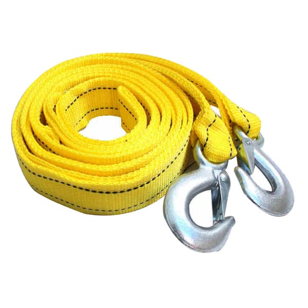 Kraftig 5 Ton Bugseringsstrop 4 Meter Lang Nylon til Biler Lastbiler Off Road