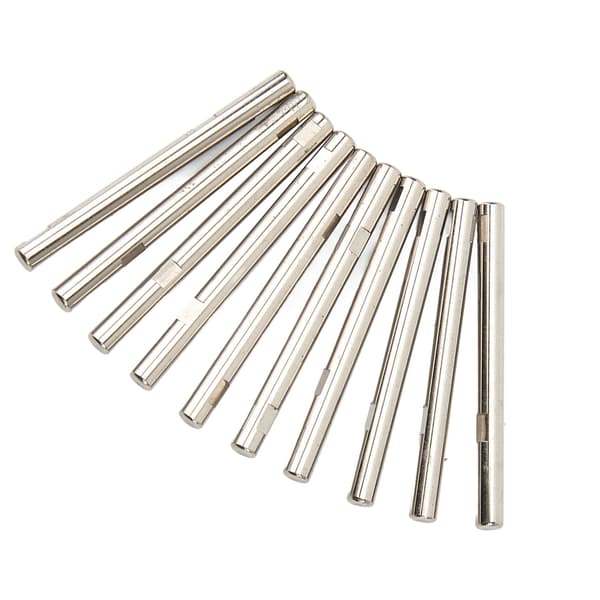 10 stk. 4 mm børsteløs motoraksel i rustfritt stål RC-erstatning for bil, båt, fly