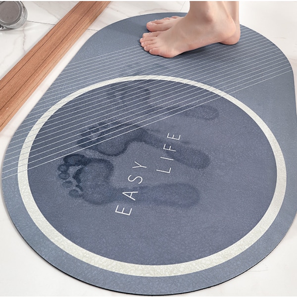 Absorberende gulvmåtte til hjemmebadeværelse Indgangsdørsmåtte til hjemmebadeværelse (40*60 cm)
