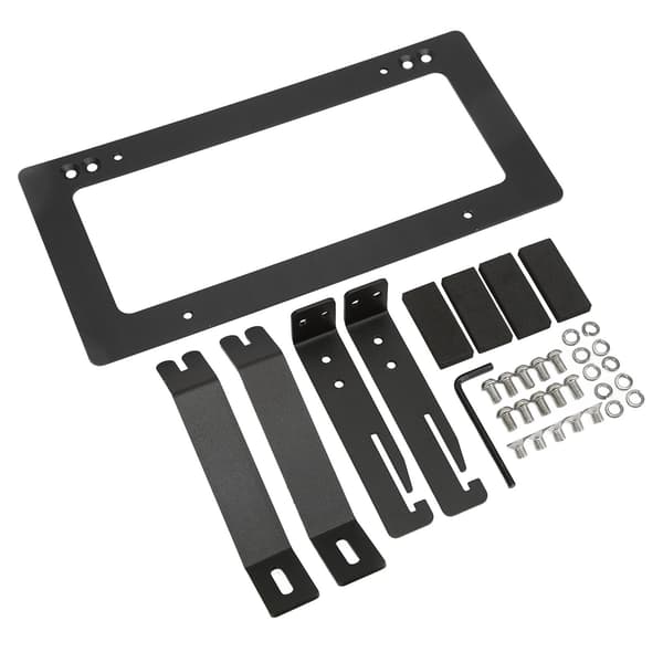 Tesla Model Y 2017 2022 Sort Aluminium Legering Front Nummerplade Ramme Monteringsbeslag Udskiftning
