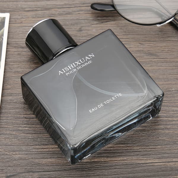 50 ml blomsteragtig cologne-parfume til mænd, sort sprayflaske DS033A