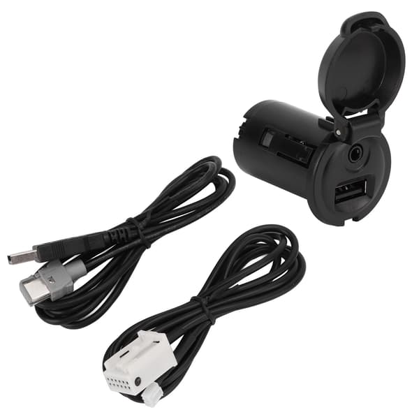 Stereoadapter USB-tilkoblingskabelsett Erstatning for Peugeot 206 207 307