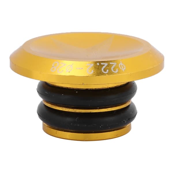 Aluminiumslegering Racercykel Styrgreb Bar End Plug Hætte Guld 1 Par
