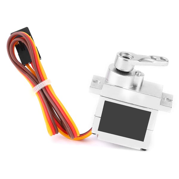 9g Metal Servo Styremotor Tilbehør til WPL B1 B14 B16 B24 C14 C24 B36 1 16 RC Lastbil Sølv