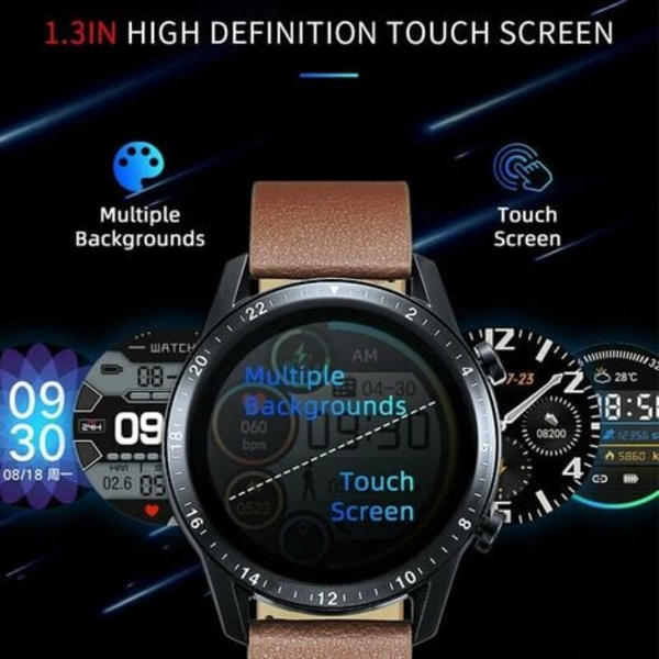 Sportsutstyr IP67 Vanntett Smart Watch Fitness Tracker Smart Armbånd Puls Blodtrykksmåler Helse Mo