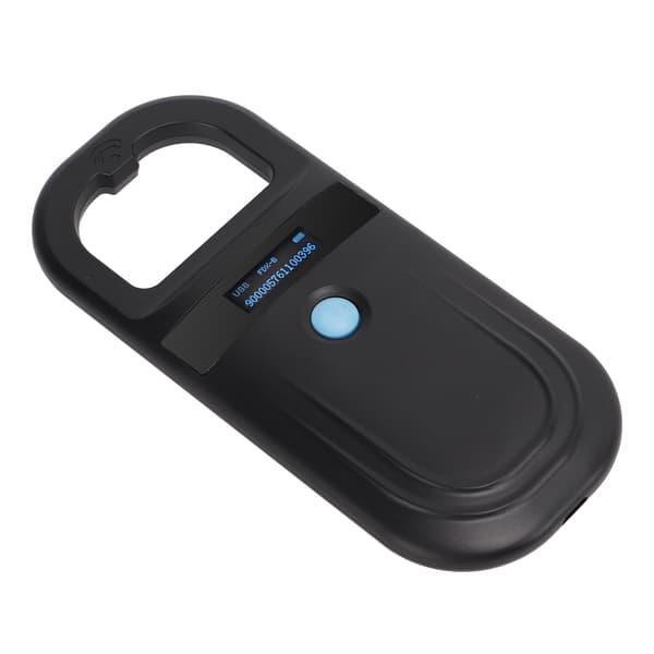 Sort Pet Microchip Scanner 134.2Khz Håndholdt Dyrescanner til Katte Hunde
