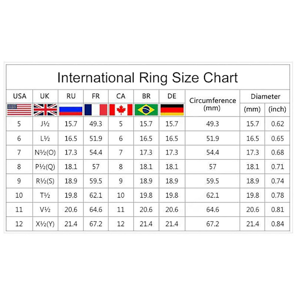 Löstagbar kvinna mode krona strass finger ring bröllop brud smycken gåva US 8