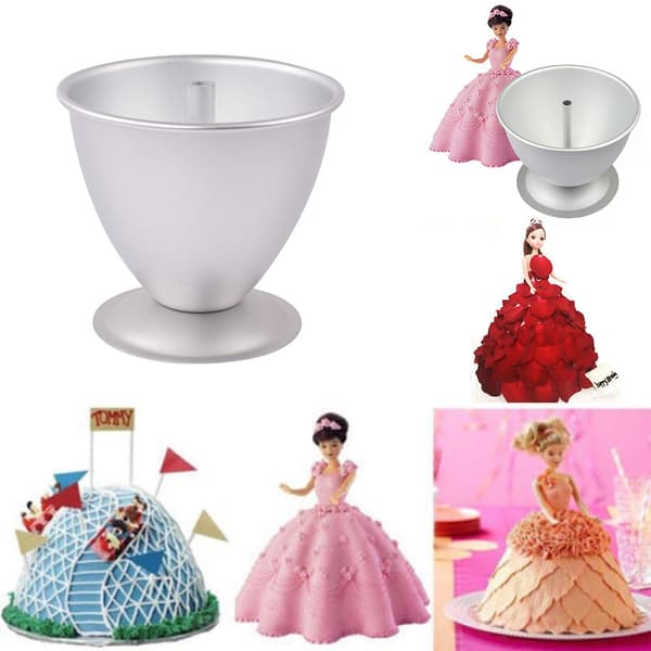 Prinsesse Dukke Kjole Kageform 8 Tommer Bageform