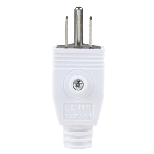 USA Mannlig AC Vegg Universal Reise Strømpluggadapter White