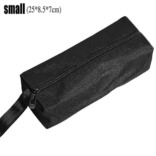 bærbar værktøjsopbevaringstaske med lynlåslomme Black Large