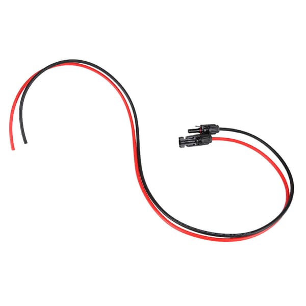 Røde Sorte Solpanel PV Kabel Ledningsstik 2,5 mm Han Hun Par