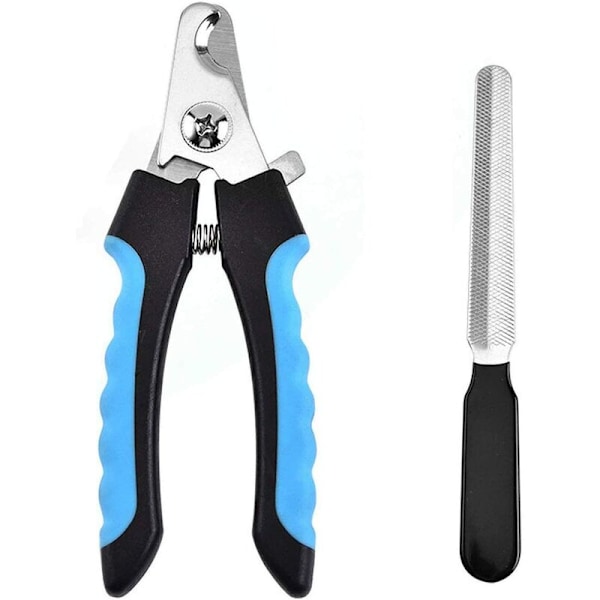 Hundnagelsax med nagelfil (stor svart blå (kort)),