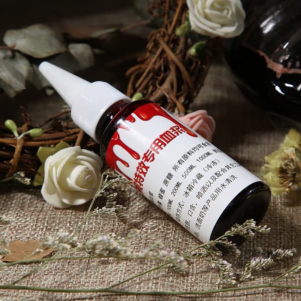 Professionell 30ml Låtsasblod Halloween Zombie Sår Ärrmakeup