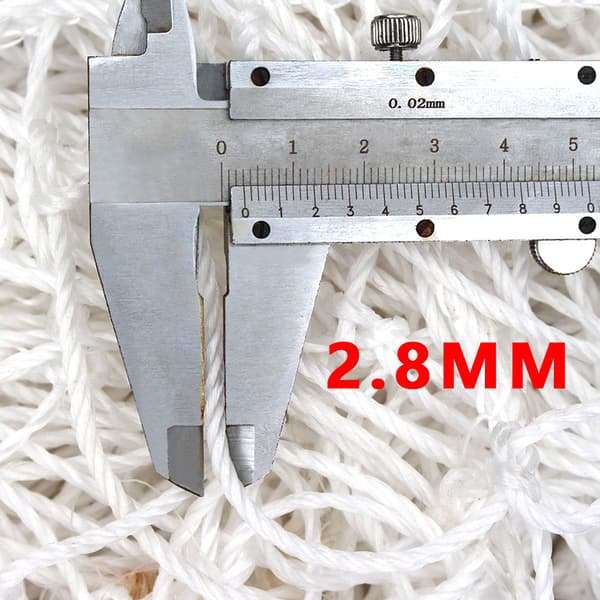 Udskiftning af fodboldmålnet Standardstørrelse 10x7ft 18x7ft 24x8ft til bane