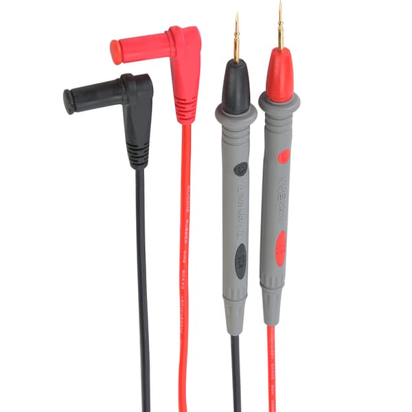 Digital multimeter testsladdar, 2 st nålspetssonder, 20A, 109 cm