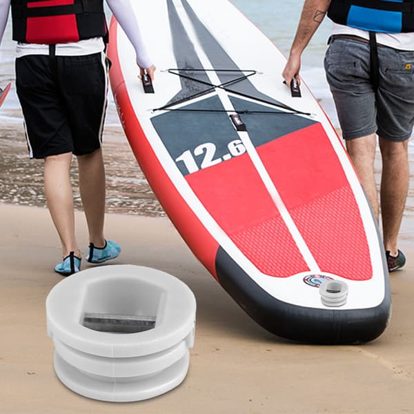 5st 2,5cm Surfbräda Leash Plug Kajak Tillbehör Vit