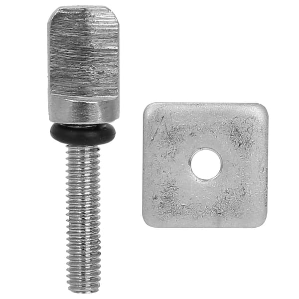 Longboard Single Fin Screw - M4*19mm, med plåt
