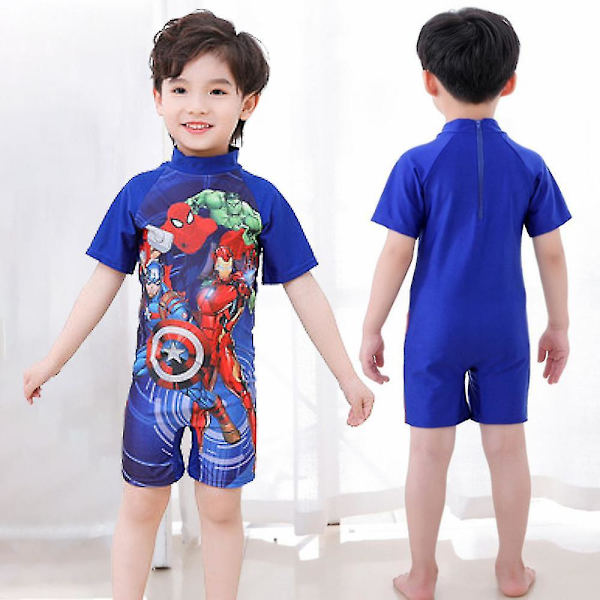 Pojkar Barn Spiderman Swimwear Baddräkt Baddräkt