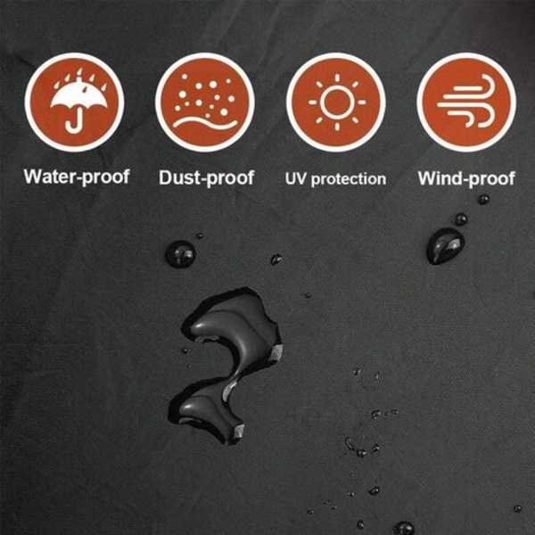 Paraplydeksel, hageparaplydeksel Oxford 420D Offset baldakin Cantilever Parasoll, vanntett, UV-bestandig, vindtett
