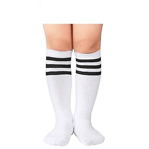 Jalkapallosukat Stripes Knee High Tube Sukat Puuvillainen univormu type1 11.2 in