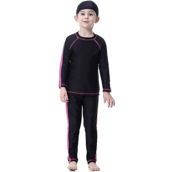 Kids Girls Muslim Modest Burkini Full Cover uima-asut