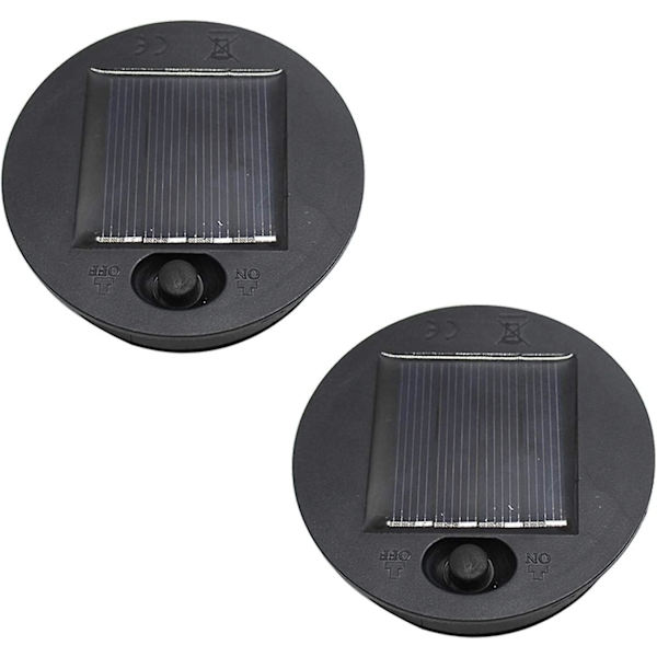 2-pack ersättningssollyktor för utomhushängande lyktor, byte av led solarljus med batterilåda Lätt att installera Professionell