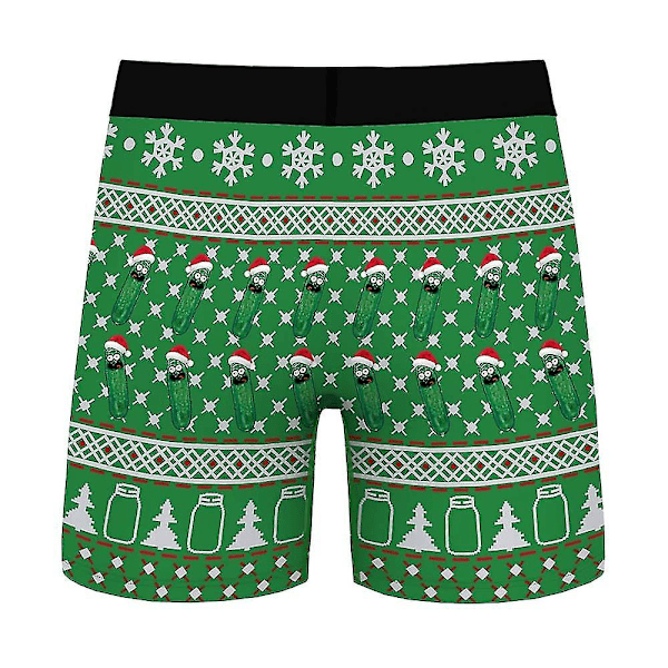 Jouluiset Bokserit Shortsit Alushousut Miesten Joustavat Alushousut C XL