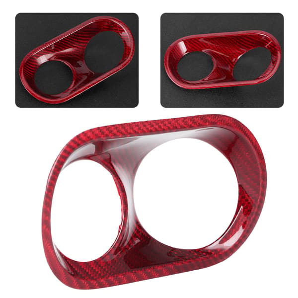 Carbon Fiber Headlight Switch Panel Trim Sticker til Porsche Macan 2014-2020