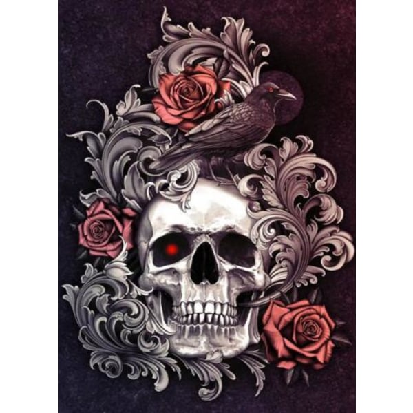 Bone Series gør-det-selv diamantmaling (20*30 cm) G