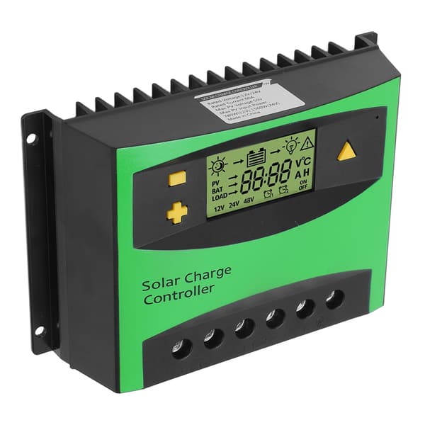 Solar Charge Controller 60A PWM LCD Display 12V 24V til Hjemme RV