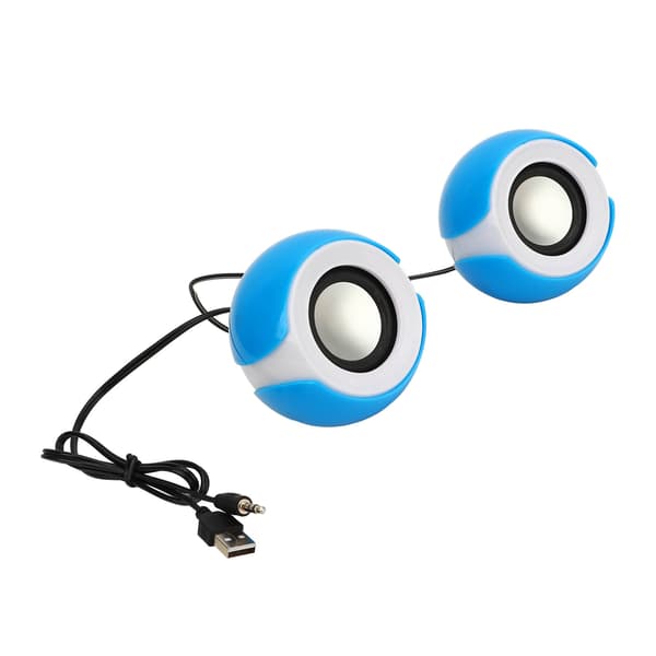 Mini USB-højttaler Kompakt Stereolyd til Computer PC Desktop Drevet af USB 5V 1A