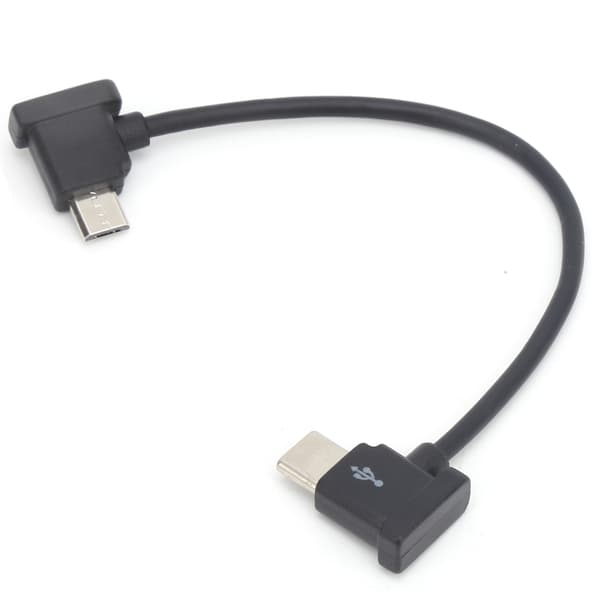15 cm TypeC–MicroUSB-kaukosäädinadapterikaapeli Mini 2 -drone-lisävarusteisiin