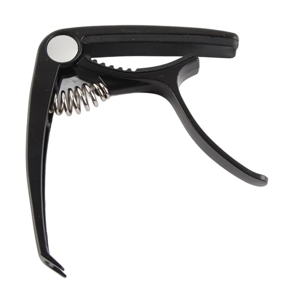 2 i 1 Zinklegering Guitar Capo Multifunktionel Professionel Musikinstrument Tilbehør Sort