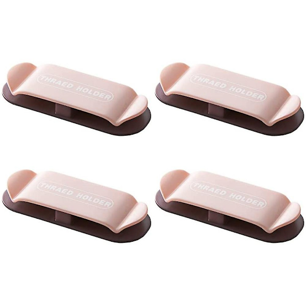 Kaapelipidikkeen pidikkeet 4 Pack organizer hallintaklipsi itseliimautuva Pink