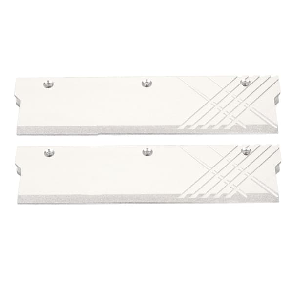Aluminiumslegering DDR5 RAM Hukommelse Vandkøling Køleplade Sølv