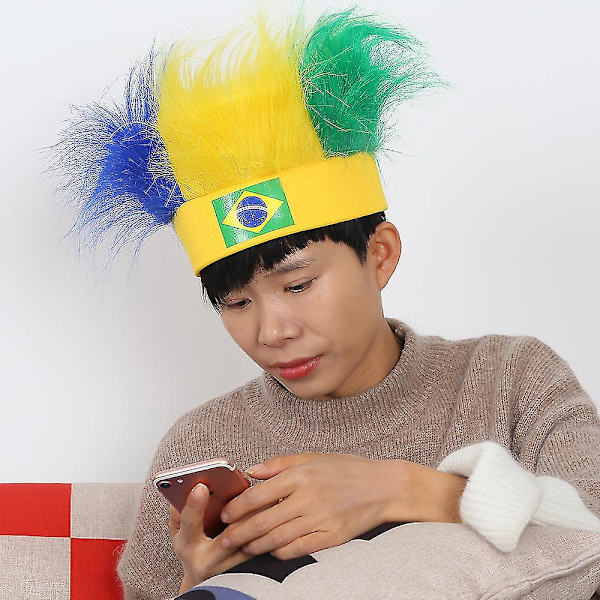 2022 World Cup Cheerleaders Fans Creative Personality Peruker Argentina