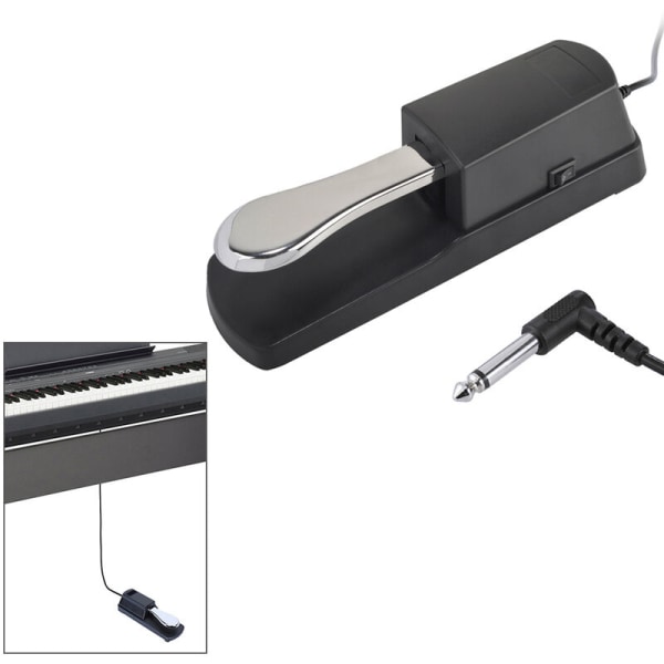 Elpiano Universal Sustain Pedal Elpiano Elektronisk orgel Piano Keyboard Sustain Pedal