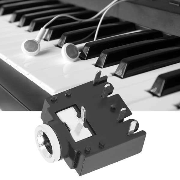 50 stk. 5-benet stereo headset audio jack stik PJ307 3,5 mm sokkelmontering