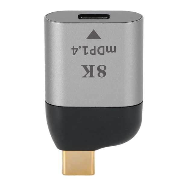 Aluminiumlegering Skal Typ C Hane till Mini DisplayPort Adapterkontakt för Windows Android Mac OS