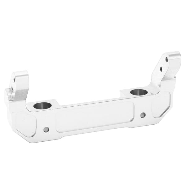 RC Front Bumperbeslag i aluminiumslegering Nem installation til Axial 1/6 SCX6 Sølvbildele