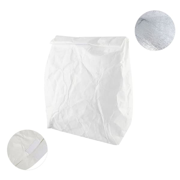 Isolert vanntett lunsjpose for barn, kvinner og menn, hvit