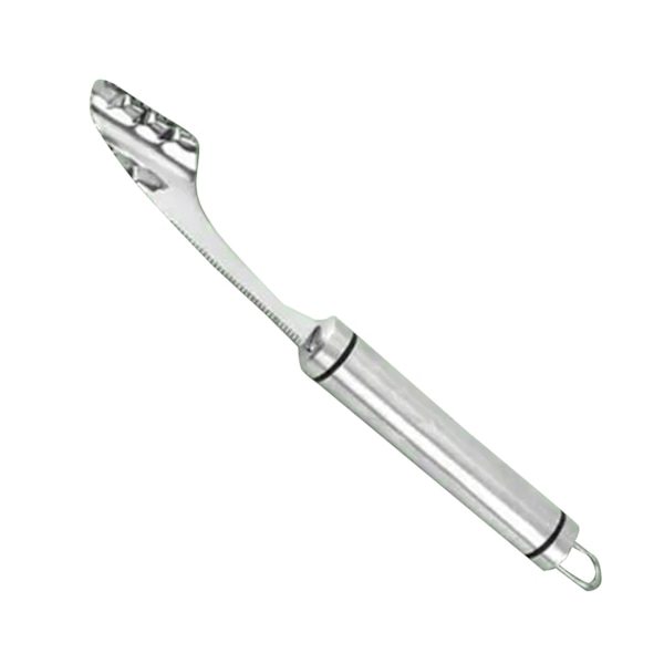 2 X Bekväm Pepper Corer Roterande Cutter Rostfritt stål Hängkrok Slät Edge Core Remover för dagligt liv