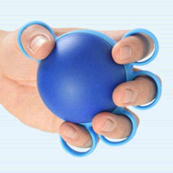 Fingerövningsboll Elastisk PU Silikon Handterapi Greppförstärkare för Klättring Basketträning