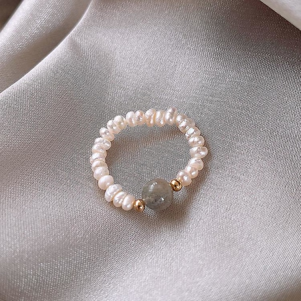 Ring Pearl Strawberry Girls&#39; Modesmycken Ac3847 A16