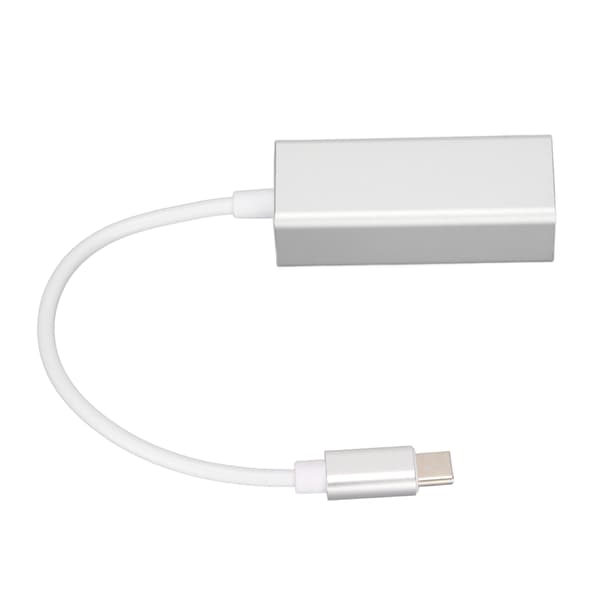 USB C til RJ45 Ethernet-adapter 1000MB Sølv Stabil Overføring for MacBook Pro Galaxy S9 S8 Note 9