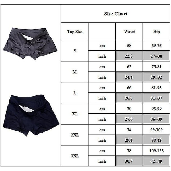 Menn Modal Boxer Briefs Undertøy Stretch Boxers Underbukser Dark Grey L