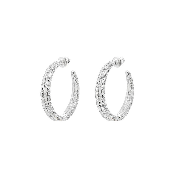 Örhänge C Stud Circle Hoops Modesmycken Ac7188
