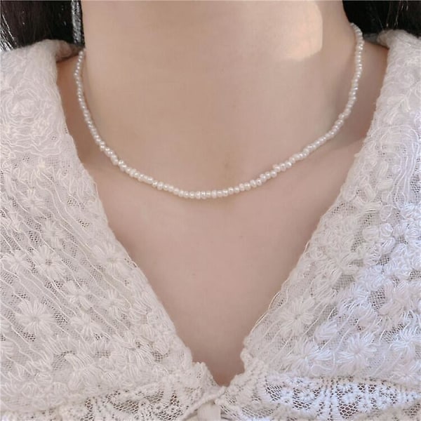 Halsband Irregular Pearl Fashion Smycken B1658 A209